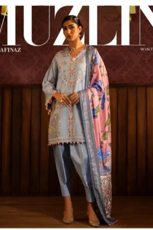 My Fashion Road Sana Safinaz Muzlin Unstitched Fall Winter 2024 | 10B