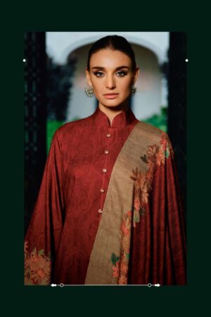 My Fashion Road Varsha Florentine Winter Wear Viscose Pashmina Suit | FT-05