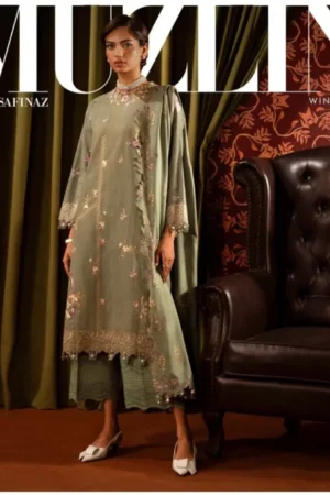 My Fashion Road Sana Safinaz Muzlin Unstitched Fall Winter 2024 | 11A