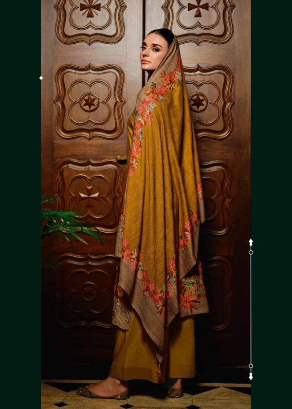 My Fashion Road Varsha Florentine Winter Wear Viscose Pashmina Suit | FT-06