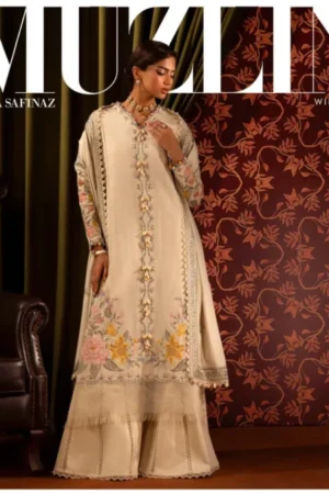 My Fashion Road Sana Safinaz Muzlin Unstitched Fall Winter 2024 | 13A