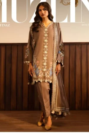 My Fashion Road Sana Safinaz Muzlin Unstitched Fall Winter 2024 | 13B