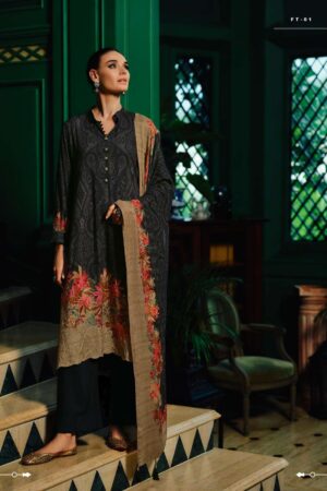 My Fashion Road Varsha Florentine Winter Wear Viscose Pashmina Suit | FT-01