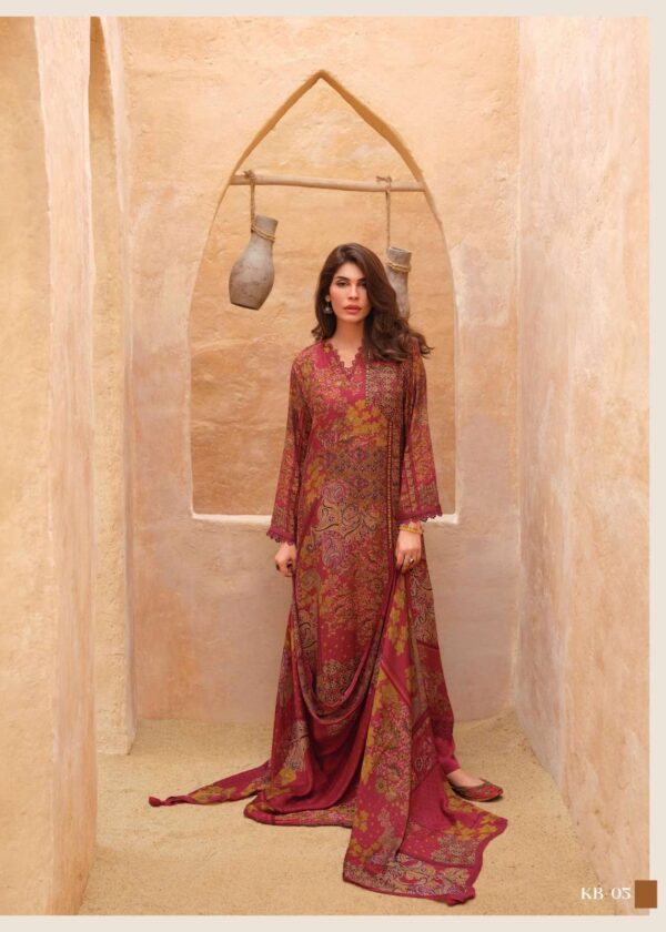 My Fashion Road Varsha Kimber Digitally Prints Fancy Pashmina Suit | KB-05