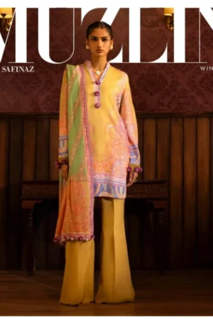 My Fashion Road Sana Safinaz Muzlin Unstitched Fall Winter 2024 | 16A