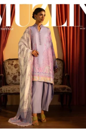My Fashion Road Sana Safinaz Muzlin Unstitched Fall Winter 2024 | 16B