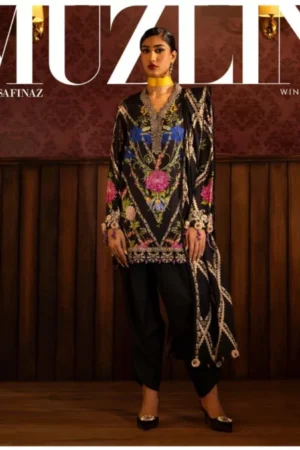 My Fashion Road Sana Safinaz Muzlin Unstitched Fall Winter 2024 | 17B