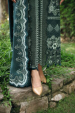 My Fashion Road Qalamkar Qlinekari Linen Bridal Collection 2024 | LM-05