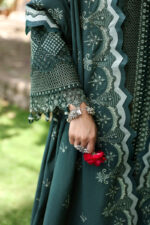 My Fashion Road Qalamkar Qlinekari Linen Bridal Collection 2024 | LM-05