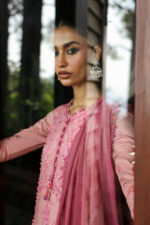 My Fashion Road Qalamkar Qlinekari Linen Bridal Collection 2024 | LM-12