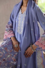 My Fashion Road Qalamkar Qlinekari Linen Bridal Collection 2024 | LM-09