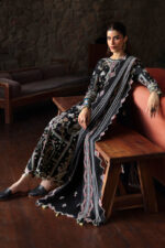 My Fashion Road Qalamkar Qlinekari Linen Bridal Collection 2024 | LM-02