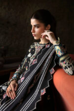 My Fashion Road Qalamkar Qlinekari Linen Bridal Collection 2024 | LM-02