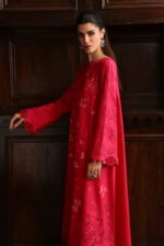 My Fashion Road Qalamkar Qlinekari Linen Bridal Collection 2024 | LM-07