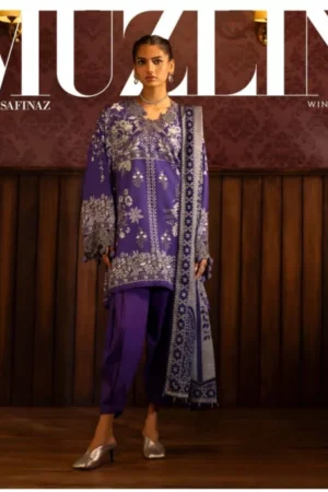 My Fashion Road Sana Safinaz Muzlin Unstitched Fall Winter 2024 | 20A