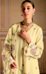 My Fashion Road Kimora Qurbat Bemberg Silk With Resham Embroidery Suit | 2212