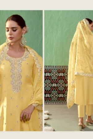 My Fashion Road Kimora Heer Savera Partywear Designer Silk Suit | 2222