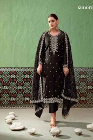 My Fashion Road Kimora Heer Savera Partywear Designer Silk Suit | 2225