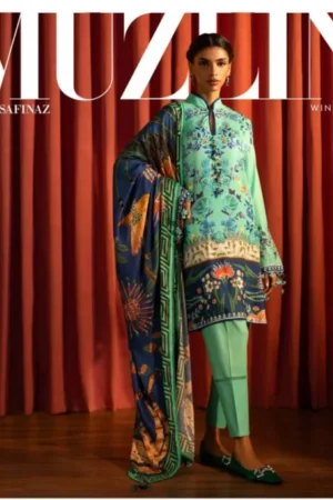 My Fashion Road Sana Safinaz Muzlin Unstitched Fall Winter 2024 | 22A