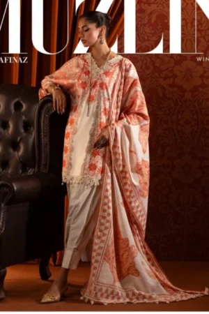 My Fashion Road Sana Safinaz Muzlin Unstitched Fall Winter 2024 | 23B