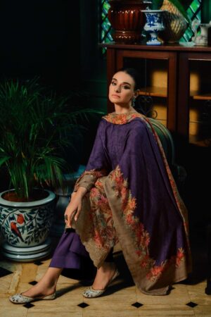 My Fashion Road Varsha Florentine Winter Wear Viscose Pashmina Suit | FT-03