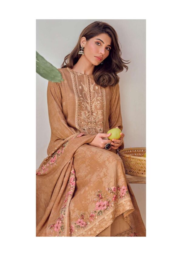 My Fashion Road Varsha Floral Fantasy Fancy Handwork Pashmina Suit | FF-03