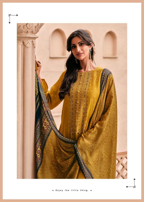 My Fashion Road Varsha Ajrakh Woven Pattern Exclusive Ladies Suit | AK-03