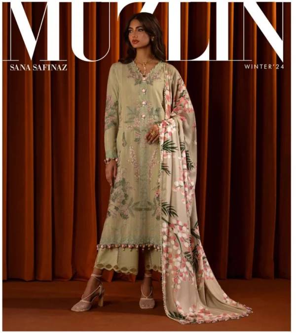 My Fashion Road Sana Safinaz Muzlin Unstitched Fall Winter 2024 | 7A My Fashion Road Sana Safinaz Muzlin Unstitched Fall Winter 2024 | 7A