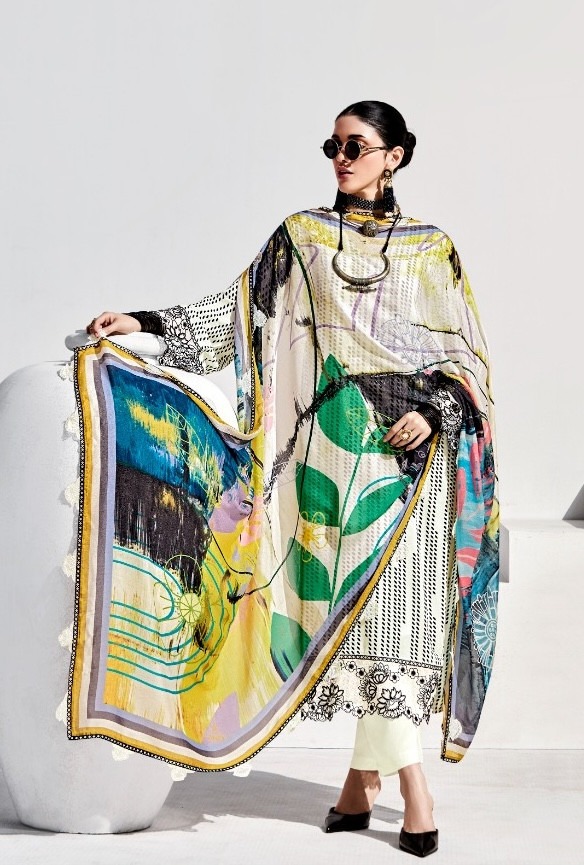 My Fashion Road Kimora Gazab Pure Pashmina With Digital Print And Cutwork Resham Embroidery Suit | 9485 My Fashion Road Kimora Gazab Pure Pashmina With Digital Print And Cutwork Resham Embroidery Suit | 9485