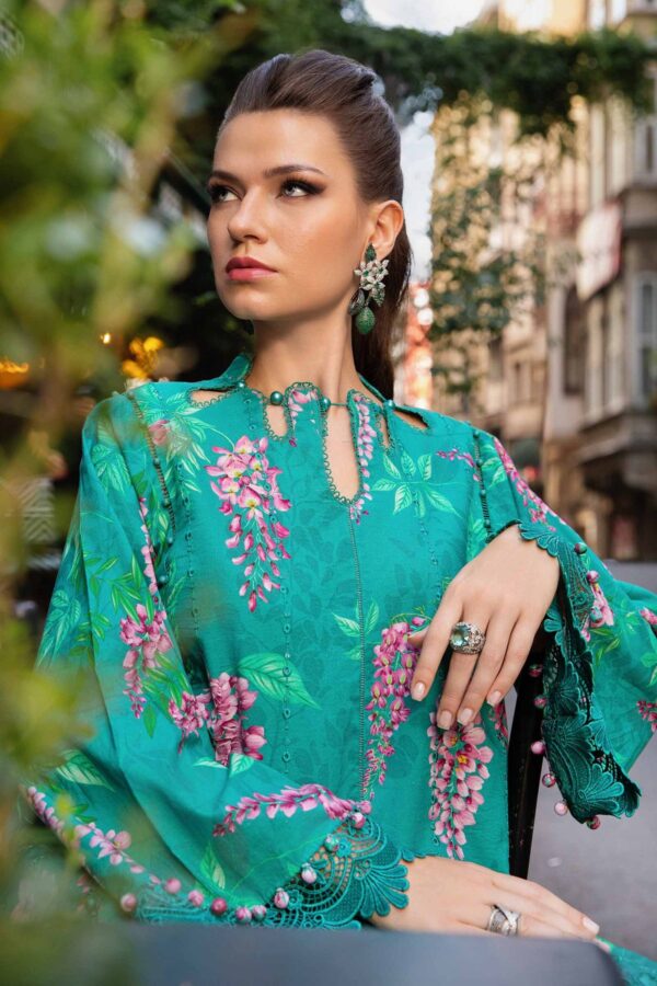 My Fashion Road Maria B M-Prints Fall Edit Unstitched Collection 2024 | 2301-A