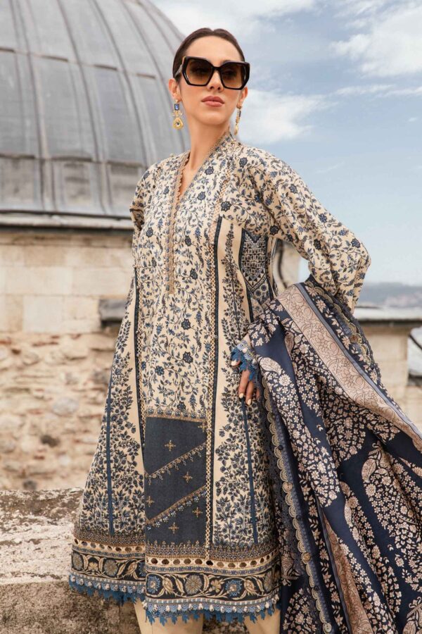 My Fashion Road Maria B M-Prints Fall Edit Unstitched Collection 2024 | 2302-A