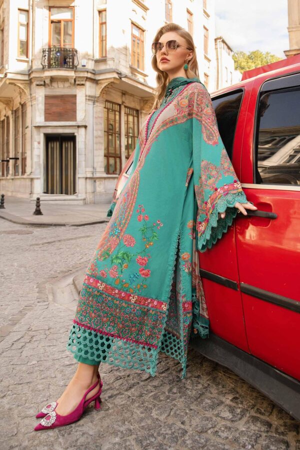 My Fashion Road Maria B M-Prints Fall Edit Unstitched Collection 2024 | MPT-2304-A