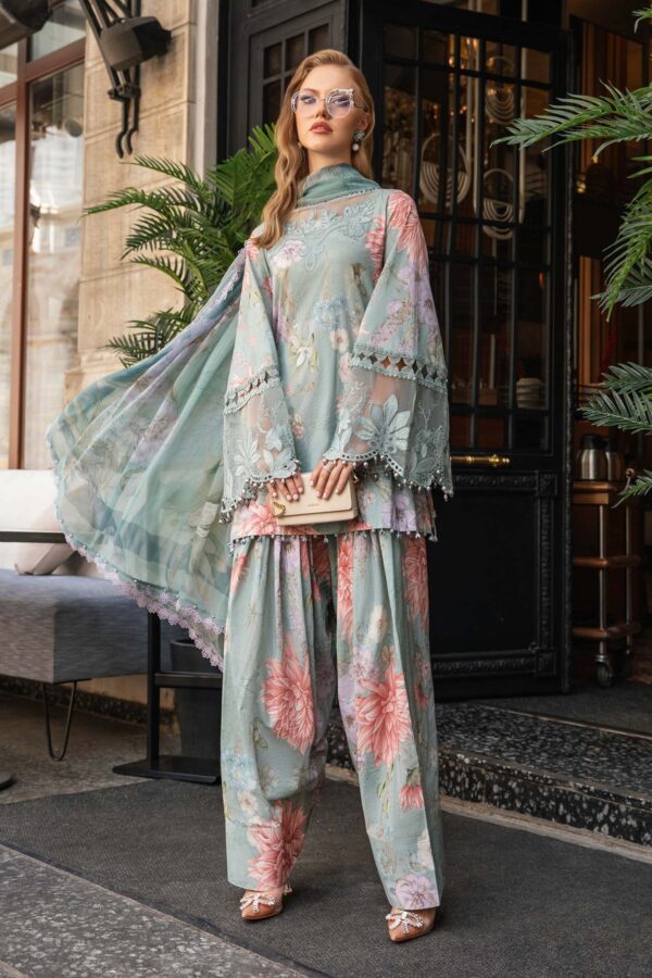 My Fashion Road Maria B M-Prints Fall Edit Unstitched Collection 2024 | MPT-2306-A