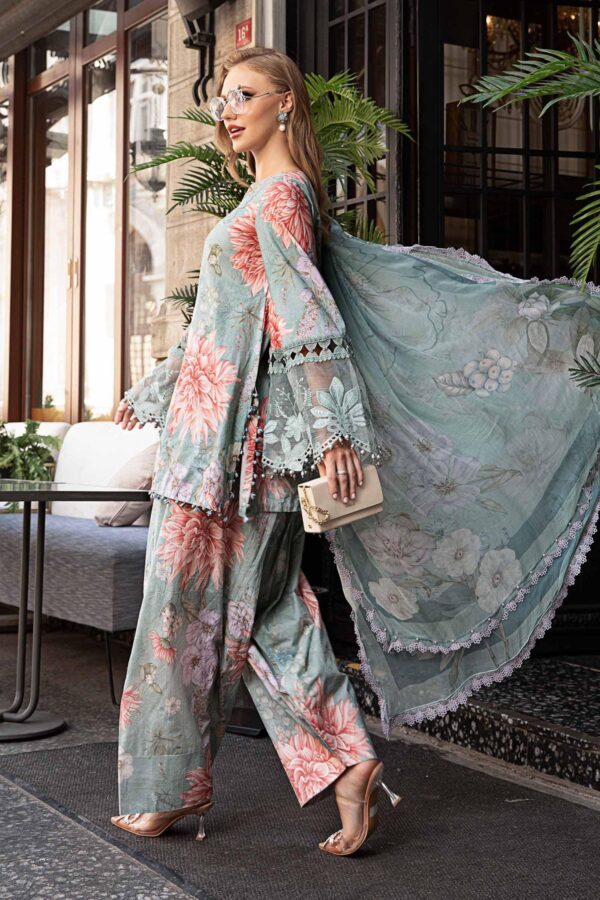 My Fashion Road Maria B M-Prints Fall Edit Unstitched Collection 2024 | MPT-2306-A