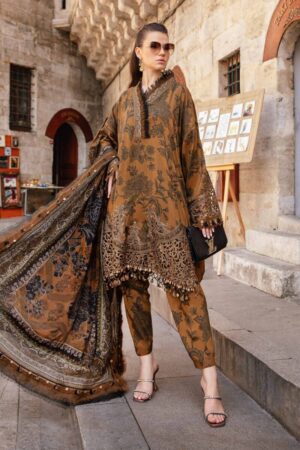 My Fashion Road Maria B M-Prints Fall Edit Unstitched Collection 2024 | MPT-2309- A