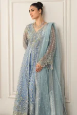 My Fashion Road Mushq Hemline Aura Debut Wedding Unstitched 2024 | Periwinkle