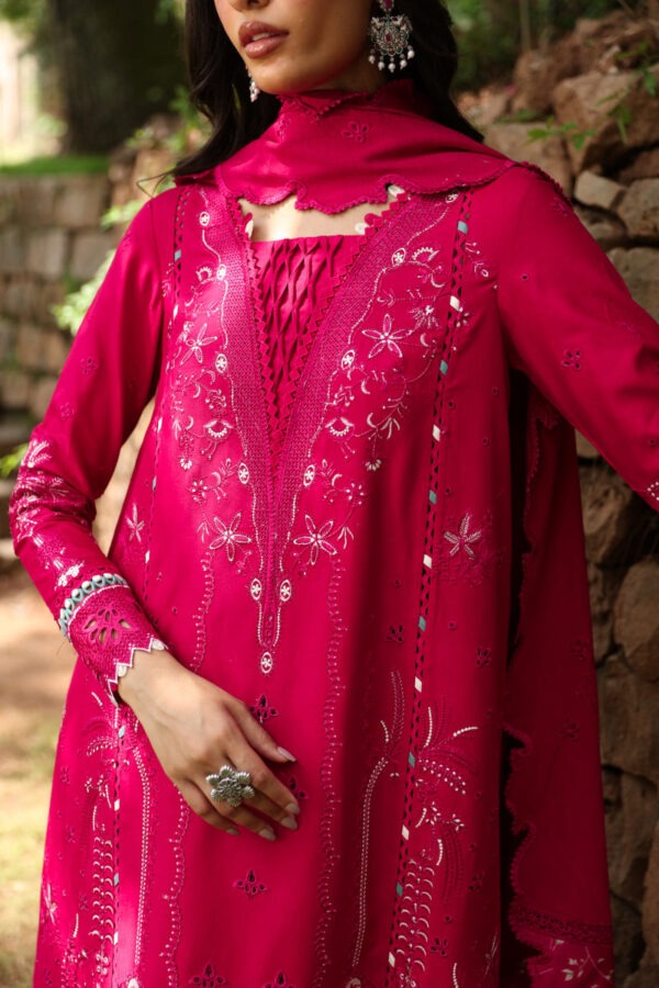 My Fashion Road Qalamkar Qlinekari Linen Bridal Collection 2024 | LM-13