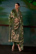 My Fashion Road Kimroa Ghalib Pure Pashmina Staple With Digital Printed Scalloped Embroidery Suit | 9474