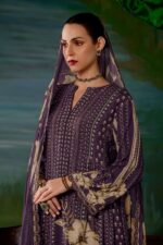My Fashion Road Kimroa Ghalib Pure Pashmina Staple With Digital Printed Scalloped Embroidery Suit | 9473
