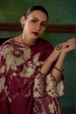 My Fashion Road Kimroa Ghalib Pure Pashmina Staple With Digital Printed Scalloped Embroidery Suit | 9475 My Fashion Road Kimroa Ghalib Pure Pashmina Staple With Digital Printed Scalloped Embroidery Suit | 9475