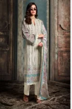 My Fashion Road Kimora Darling Pure Muslin With Digital Print With Embroidery Suit | 9416