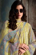 My Fashion Road Kimora Darling Pure Muslin With Digital Print With Embroidery Suit  | 9413