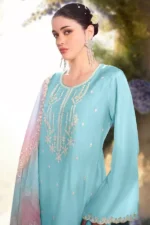 My Fashion Road Kimora Dastoor Modal Russian Silk With Embroidery Suit | 2203