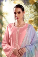 My Fashion Road Kimora Dastoor Modal Russian Silk With Embroidery Suit | 2204