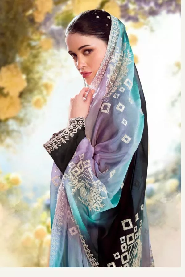 My Fashion Road Kimora Dastoor Modal Russian Silk With Embroidery Suit | 2205 My Fashion Road Kimora Dastoor Modal Russian Silk With Embroidery Suit | 2205