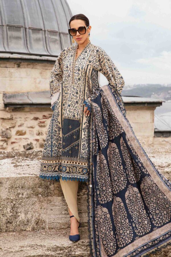 My Fashion Road Maria B M-Prints Fall Edit Unstitched Collection 2024 | 2302-A