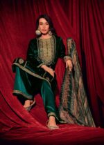 My Fashion Road Varsha Aaina Latest Designer Velvet Suit | AN-03 My Fashion Road Varsha Aaina Latest Designer Velvet Suit | AN-03