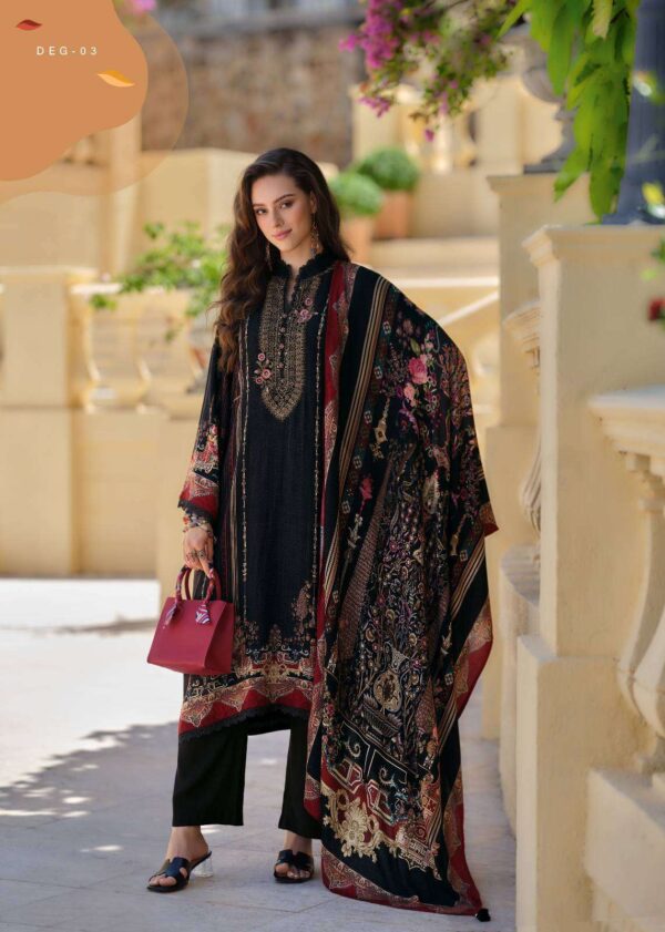 My Fashion Road Varsha Dil E Gulzar Winter Wear Pashmina Suit | DEG-03