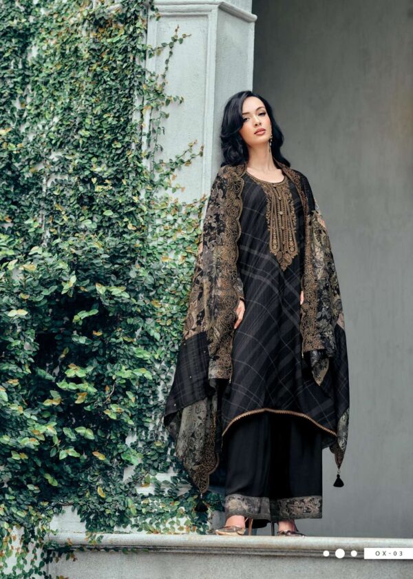 My Fashion Road Varsha Onyx Exclusive Viscose Pashmina Suit | OX-03