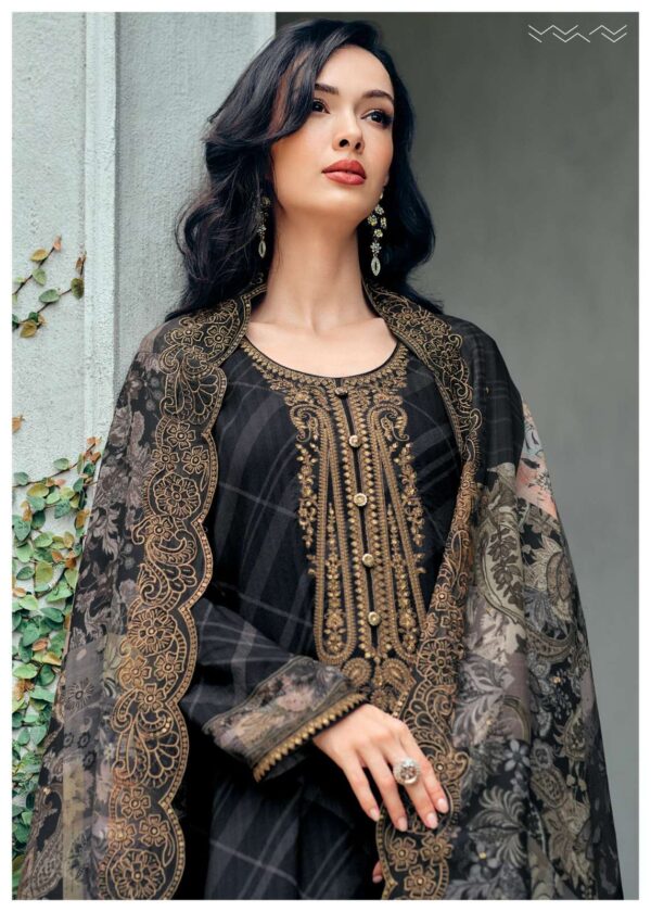 My Fashion Road Varsha Onyx Exclusive Viscose Pashmina Suit | OX-03